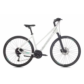 Велосипед Sprint CROXER PLUS LADY (V1) 28", 480мм, бяло-зелен