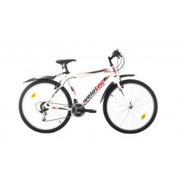 Велосипед Velotec PRO 26'', 480мм, бяло-червен