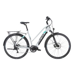 Велосипед SPR E-TREKKING FASTER LADY 28'', 530мм, бяло-син