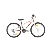 Велосипед Velotec TEMPO V3 24", 240мм, бяло-червен