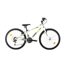Велосипед Velotec TEMPO V3 24", 240мм, БЯЛО-ЗЕЛЕН