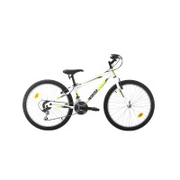Велосипед Velotec TEMPO 24'', 240мм, бяло-зелен