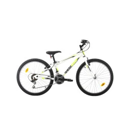 Велосипед Velotec TEMPO 24'', 240мм, бяло-зелен