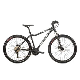Велосипед Sprint Hunter 27.5", 400мм, черно-сив