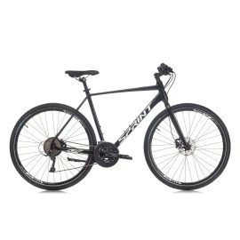 Велосипед Sprint CROXER PLUS MAN RIGID 28", 560мм, черно-бял
