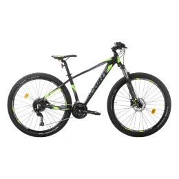 Велосипед Sprint MAVERICK PRO 27.5'', 400мм, черно-зелен