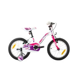 Велосипед Sprint ALICE 16'', 203мм, бяло-розов 