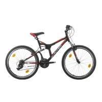 Велосипед INTERBIKE PARALAX 26", 480 мм, черен