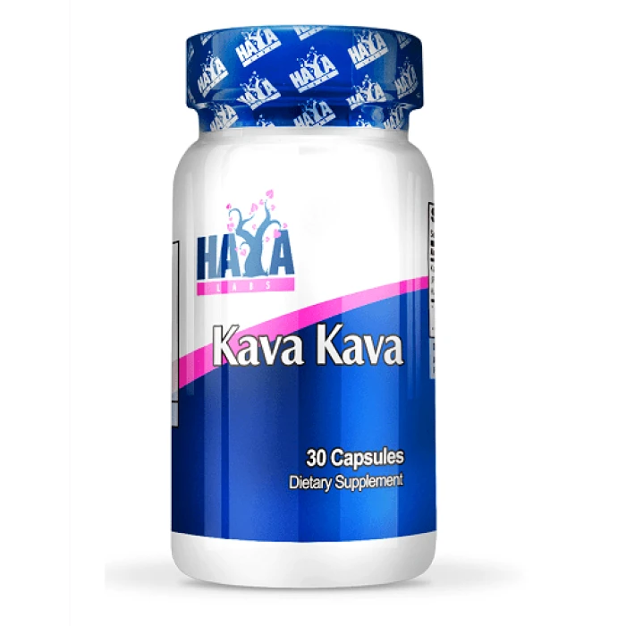 Витамини и минерали Haya Labs Kava Kava, 200 мг. 30 капс.