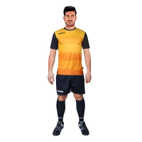 Футболен екип Legea Lubecca, оранжево-т.синьо-черно, L