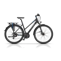 Велосипед Cross Travel Lady Trekking 28", 480 мм, черен