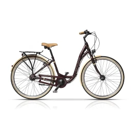 Велосипед Cross Riviera Low Step 28", 480 мм, черен width=