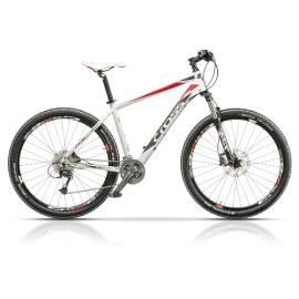 Велосипед Cross Fusion Man 27.5'', 540 мм, бяло-червен width=